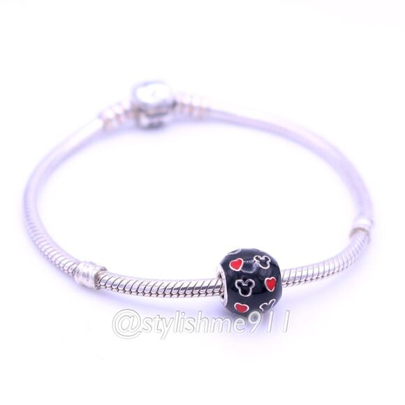 Authentic PANDORA Disney Mickey and Hearts Enamel Charm - 791477ENMX - Picture 5 of 9